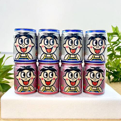 旺旺O泡果奶休闲饮品学生儿童礼物罐装饮料245ml/罐草莓原味