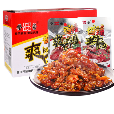 登荣香辣爽口鸡爽牛肉460g