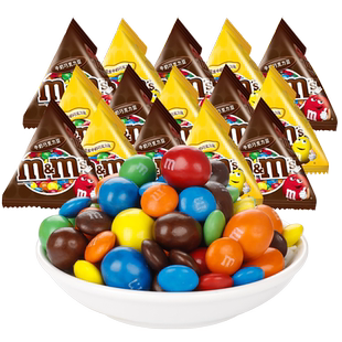 德芙MM豆牛奶巧克力小包散装批发结婚喜糖果网红儿童休闲高端零食