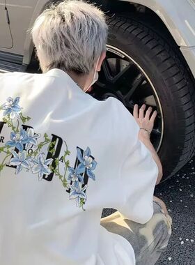 刺绣款短袖CX7013款3XL黑色白色P21