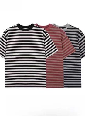 05高质量条纹红色黑色灰色M码到3XL码P30