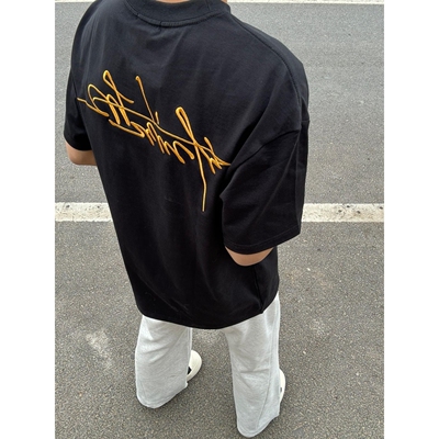 刺绣款短袖CX7037款3XL黑色白灰色P18