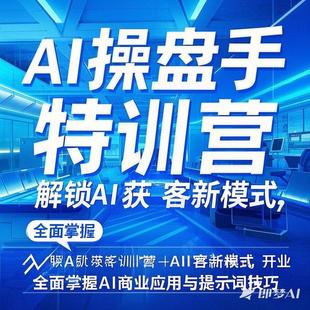 AI操盘手特训营解锁获客新模式全面掌握商业应用与提示词技巧课程