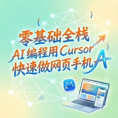 零基础全栈 AI 编程用 Cursor 快速做网页手机 A