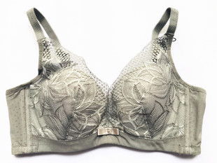 蕾丝薄杯舒适透气有钢圈文胸罩聚拢调整型上托收副乳女士内衣2857