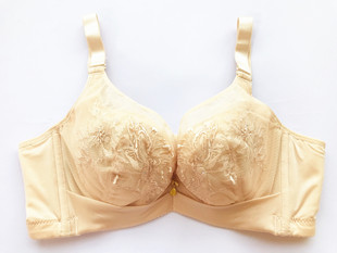 蕾丝无海绵薄杯柔软舒适软钢圈文胸罩聚拢调整型收副乳女内衣8860