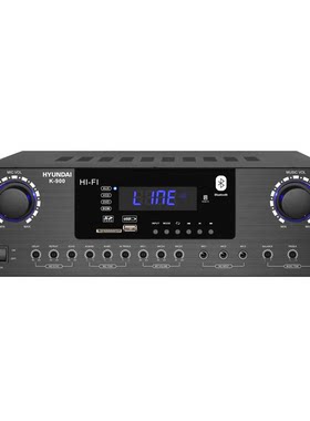 现代AV500/K900/KA600定阻蓝牙功放机 会议室家庭KTV音响教室店铺