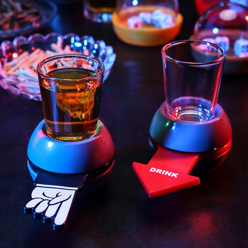 创意个性喝酒转盘玩具俄罗斯 娱乐助兴游戏道具酒吧ktv酒令用品