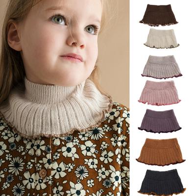 哦哦乐现货法国collegien儿童美丽奴羊毛脖套秋冬护颈防寒保暖围