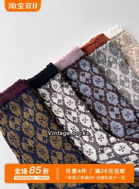 哦哦乐韩国童装薄款花朵浮雕女士无骨棉春秋夏季中筒日系透气韩系