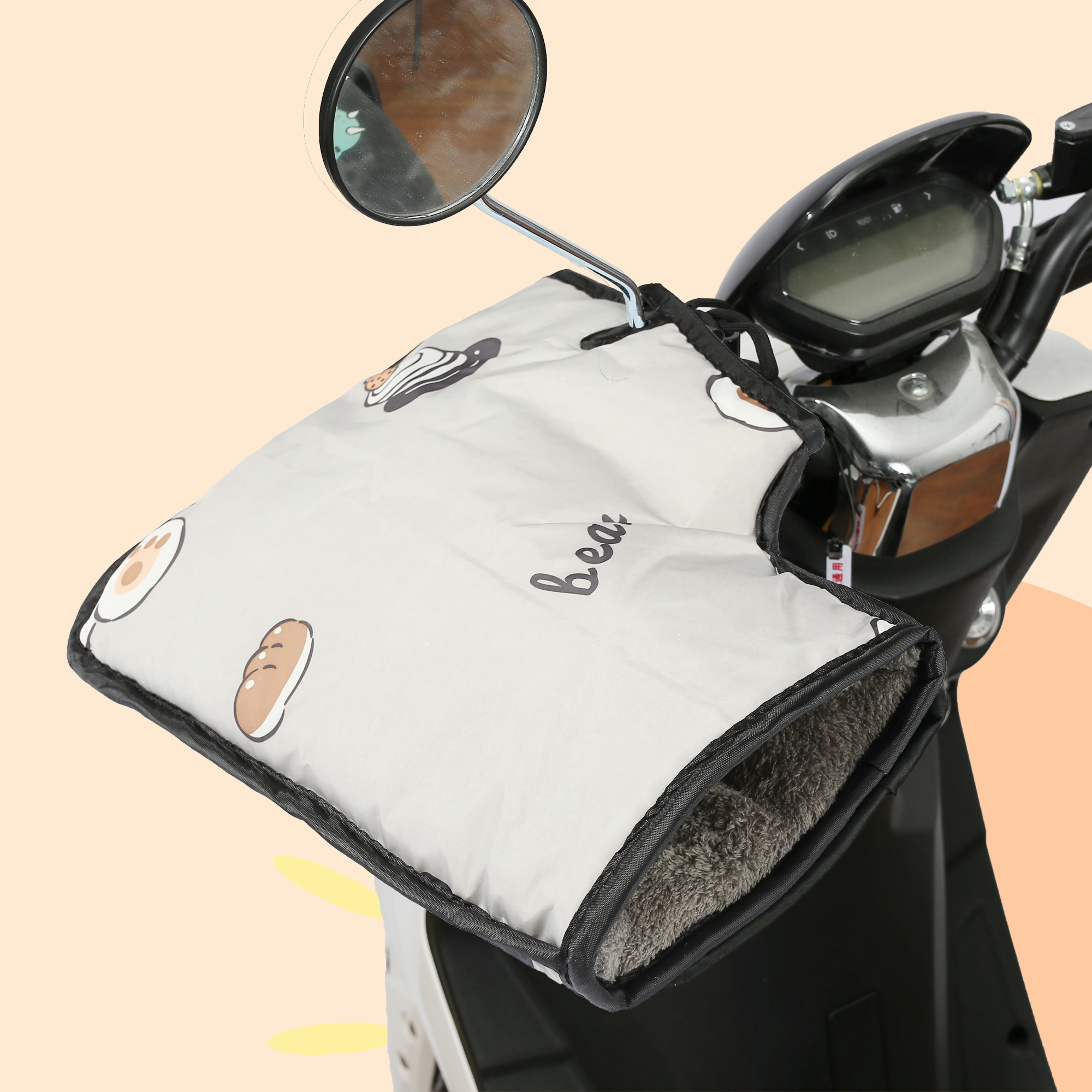 迷骑电动车手套防水防风通用加厚