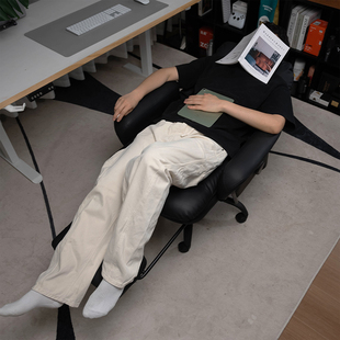 办公椅可躺平180度午睡老板椅子 午休电脑椅人体工学电竞沙发座椅