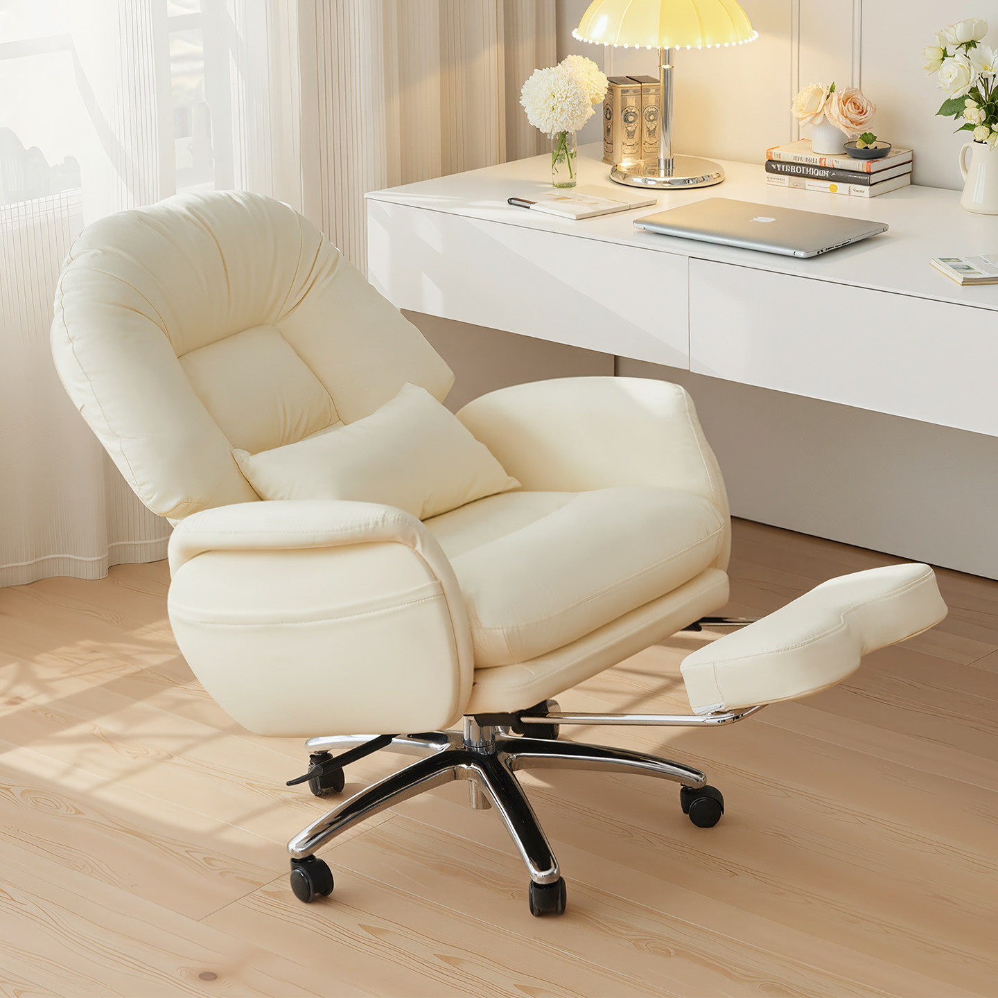 八九间C5电脑椅懒人沙发可躺家用办公转椅子学习老板书桌舒适久坐