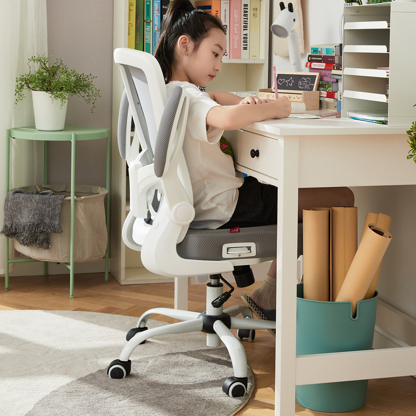 八九间S5学习椅子家用中学生写字升降书桌儿童椅办公专用电脑座椅