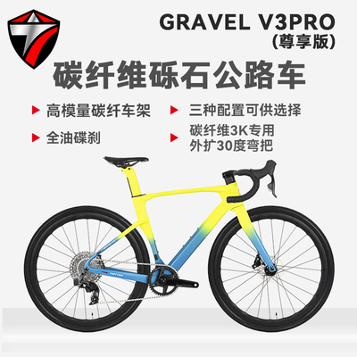 骓特GRAVEL-V3PRO碳纤维公路车