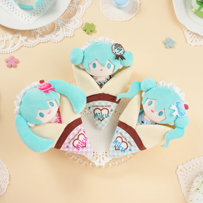 初音未来正版miku可丽饼玩偶挂件