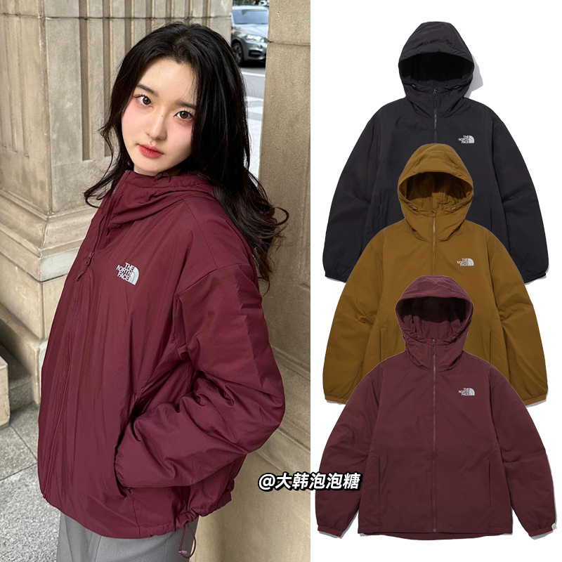 折扣韩代TheNorthFace北面棉服男女夹棉冲锋衣外套美拉德NJ3N