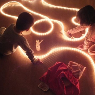 Reggio瑞吉欧光影游戏灯条开放性材料多维探索区角活动教师教具