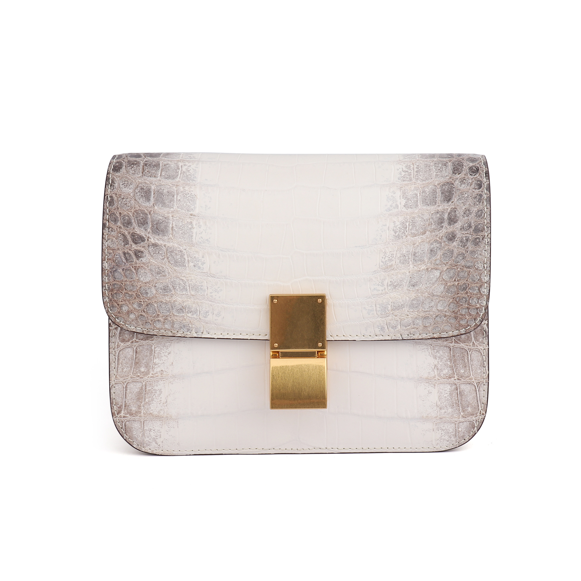 2025新款女歌手明星皮包尼罗鳄鱼皮豆腐包真皮女士轻奢单肩斜挎包