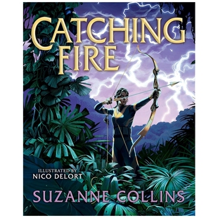 预售 英文原版 《饥饿游戏2：星火燎原》插图版  美版 精装 Catching Fire: Illustrated Edition