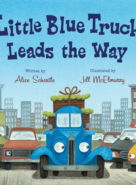 预售  英文绘本 进口原版 Little Blue Truck Leads the Way board book 小蓝卡车领路