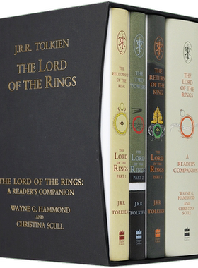 预售【外图原版】进口英文 The Lord of the Rings Boxed Set 指环王全集盒装 60周年纪念套装 指环王魔戒英文