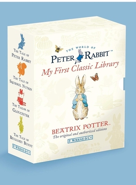 预售 英文原版 Peter Rabbit: My First Classic Library 彼得兔:我的第一个经典图书馆