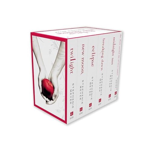 现货 英文原版 The Twilight Saga 暮光之城6册套装 暮色 新月 月食 破晓 午夜太阳 布里坦纳短暂的