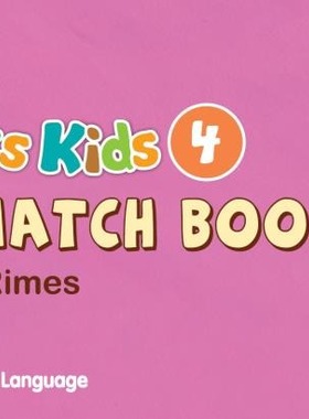 现货 英文原版 Phonics Kids Book 4 小翻翻书 (学生用) 新发音小子4:小翻翻书 (学生用)