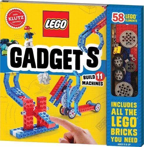 预售 英文原版 LEGO GADGETS 乐高可动小机器 DIY玩具手工组装套装书 小学STEM辅导用书 Klutz 附配件