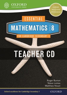 Essential Mathematics for Cambridge Lower Secondary Stage 8 Teacher’s CD 剑桥初中第八阶段基础数学教师光盘 牛津school