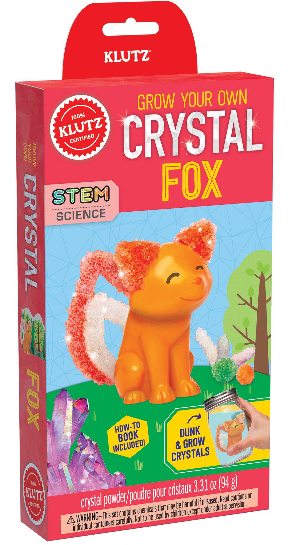 现货 英文原版 进口手工书 Grow Your Own Crystal Fox(手工/活动书)自己种水晶狐狸
