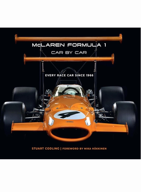 现货 英文原版 McLaren Formula 1 Car by Car 迈凯轮 F1 车款 1996年至今全记录