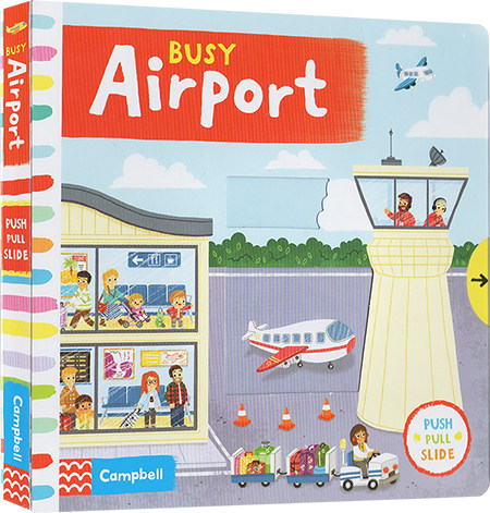 现货【英文原版】busy airport 繁忙的机场 busy系列 低幼英语启蒙
