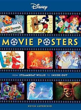 现货【外图原版】迪斯尼电影海报集：从威利汽船到头脑特工队  Disney Movie Posters: From Steamboat Willie to Inside Out