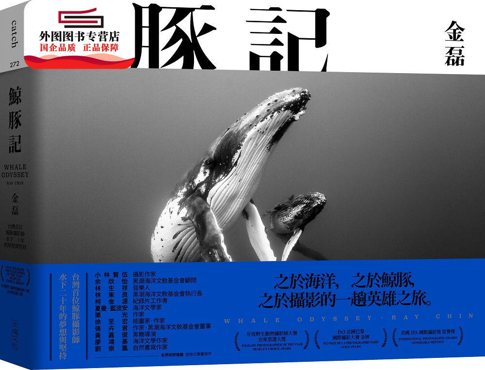 预售【外图台版】鲸豚记：台湾首位鲸豚摄影师水下20年的梦想与坚持 / 金磊 大块文化