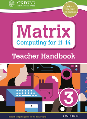 【外图原版】进口英文 Matrix Computing Teacher Handbook 3 矩阵计算教师手册3