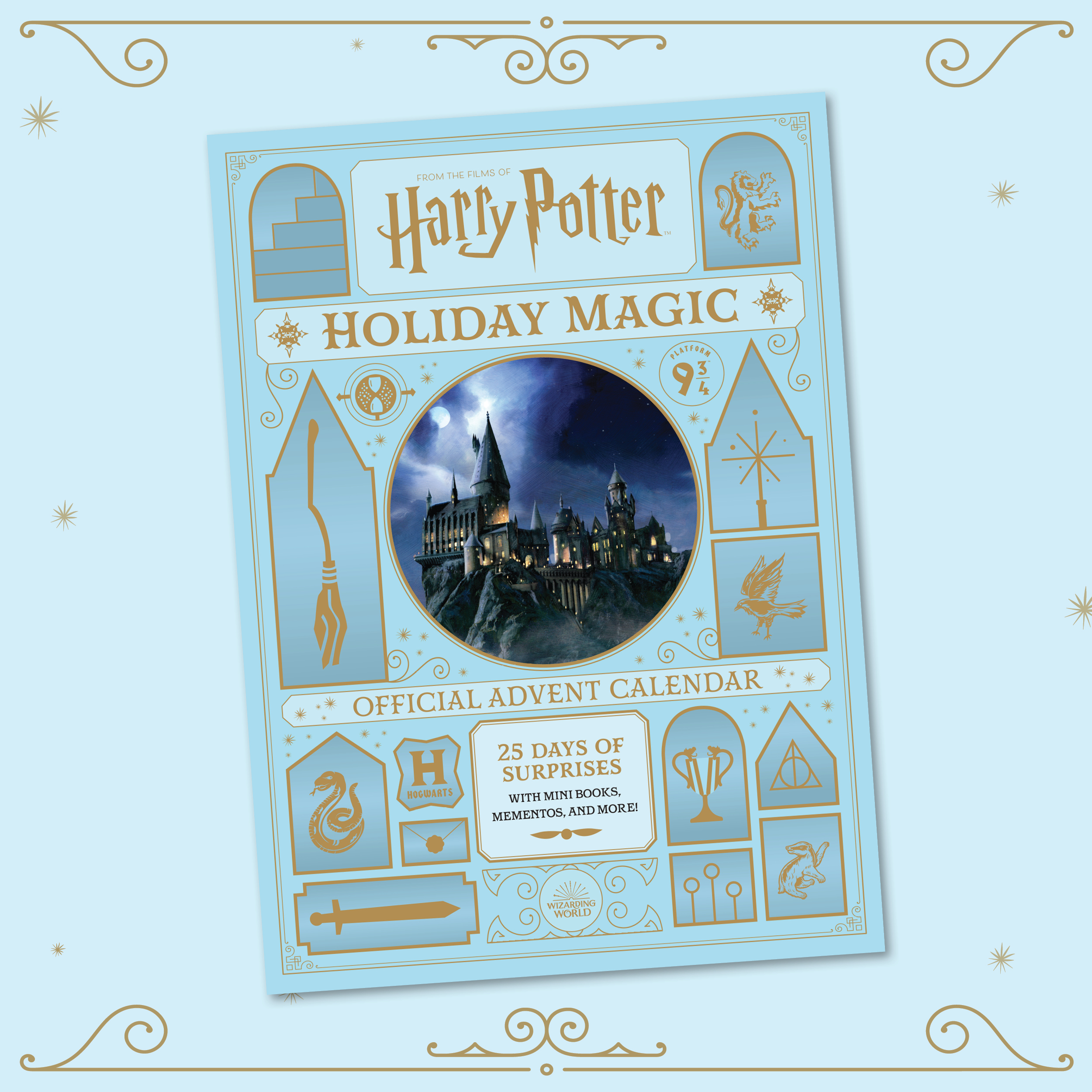 现货 英文原版 Harry Potter: Holiday Magic: The Official Advent Calendar 哈利波特：假日魔法：官方圣诞倒计时日历