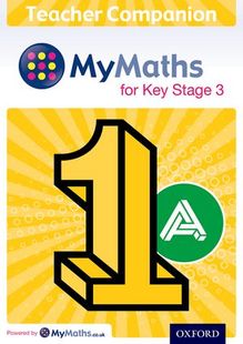 现货 Key MyMaths 进口英文 牛津教材原版 for 关键阶段3 外图原版 Stage Teacher Companion 数学教师用书1a