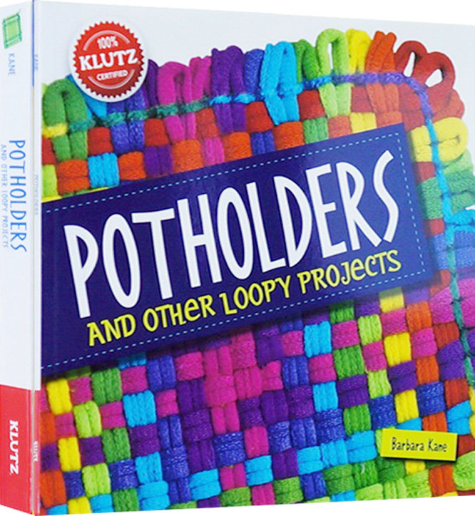 现货 进口手工书 英文原版 Klutz Potholders 儿童手工益智图书 女孩手工绳圈编制 女孩DIY