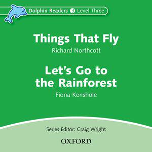 现货【英文】DOLPHINS 3 THINGS THAT FLY/LET’S GO TO THE RAINFOREST CD 海豚系列CD：飞行的动物/雨林 牛津BIG READING CLUB