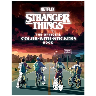 《怪奇物语》官方涂色贴纸书