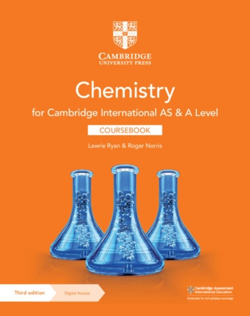【英文现货】剑桥教材   NEW Cambridge International AS & A Level Chemistry Coursebook with Digital Access (2 Years)