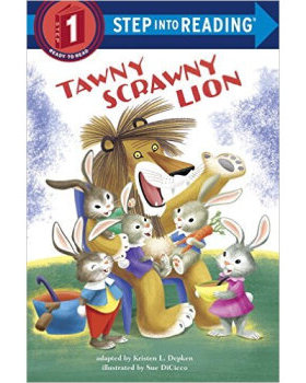 【外图原版】进口英文 TAWNY SCRAWNY LION  (STEP 1) 黄褐色骨瘦如柴的狮子