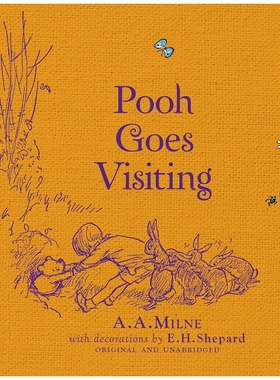 预售 英文原版 Winnie-the-Pooh:Pooh Goes Visiting  小熊维尼 小熊维尼去探访 儿童绘本故事书 米尔恩5-9岁