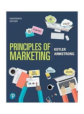 现货 英文原版 Principles of Marketing, Global Edition 营销原理，全球版