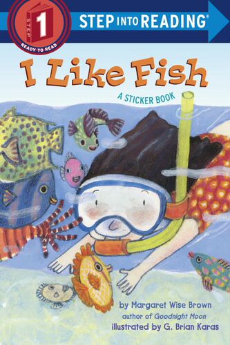 【外图原版】进口英文 现货【英文原版】 I Like Fish 我喜欢鱼 Step Into Reading 分级读物 启蒙阅读