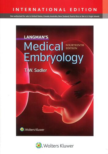 预售【外图台版】Langman's Medical Embryology 14/E(IE)国际版 2019 / T.W. Sadler 力大图书有限公司