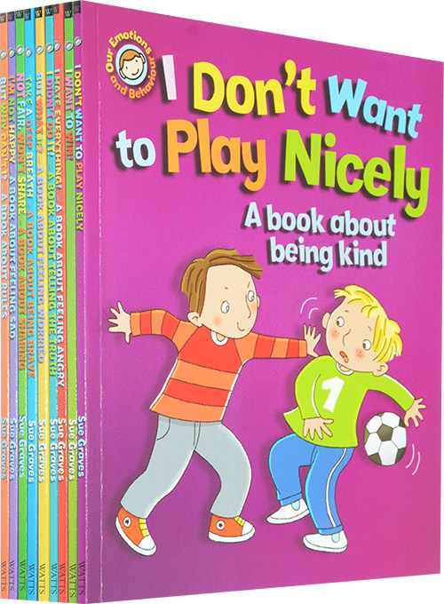 英文原版绘本 Our Emotions and Behaviour Pack 9册套装 儿童情绪疏导，行为控制，教养教育类绘本