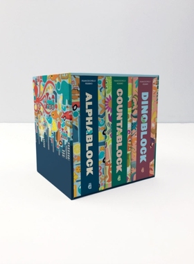 【外图原版】进口英文  BLOCK系列盒装（共3本）儿童认知  A Box of Blocks